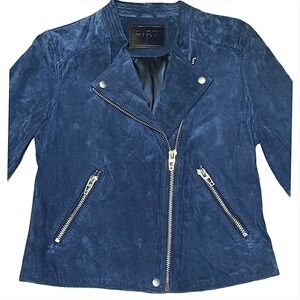 BlankNYC Blue Suede Leathered Jacket​​